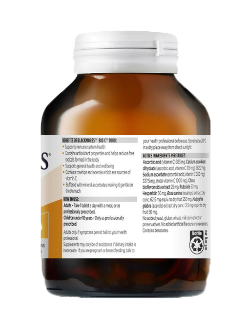 Blackmores - Bio C 1000 150 Viên Nén - Hàng Auth Từ Úc