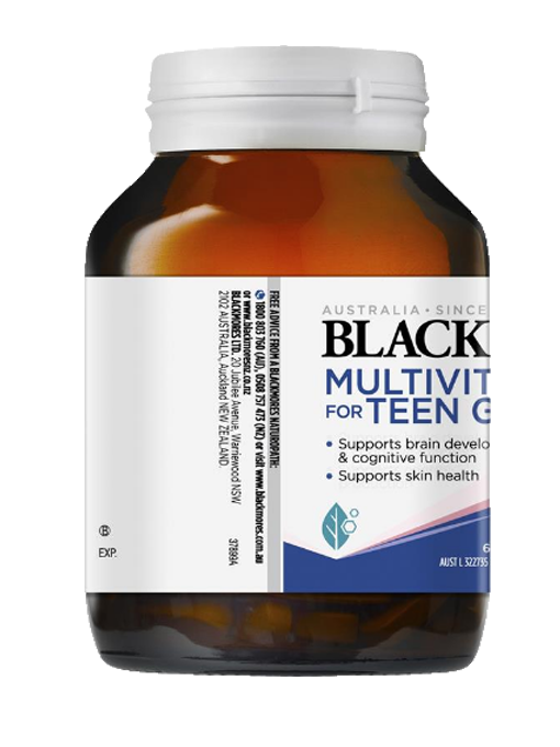 Blackmores - Multivitamin for Teen Girls 60 Viên Nang - Hàng Auth Từ Úc