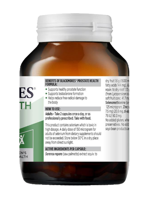 Blackmores - Prostate Health Formula 60 Viên Nang - Hàng Auth Từ Úc