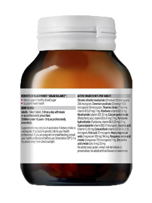 Blackmores - Sugar Balance 90 Viên Nén - Hàng Auth Từ Úc