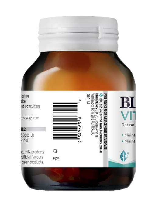 Blackmores - Vitamin A 5000IU 150 Viên Nang - Hàng Auth Từ Úc