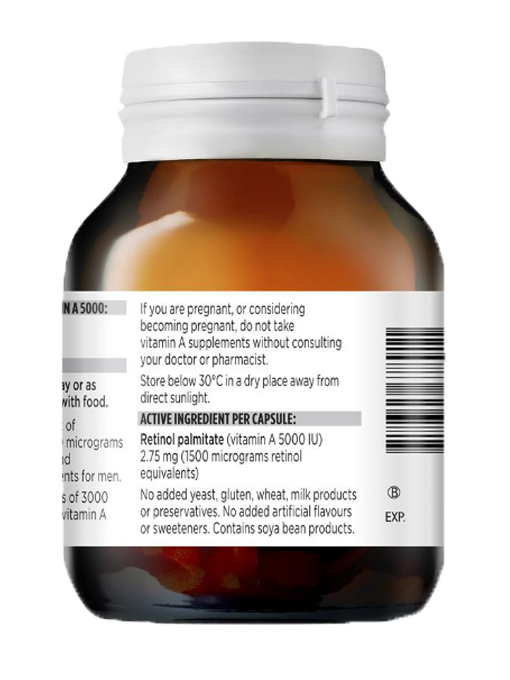 Blackmores - Vitamin A 5000IU 150 Viên Nang - Hàng Auth Từ Úc