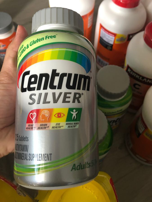 Centrum - Silver Adults 50+ Multivitamin 325 Viên Nén - Hàng Auth Từ Mỹ