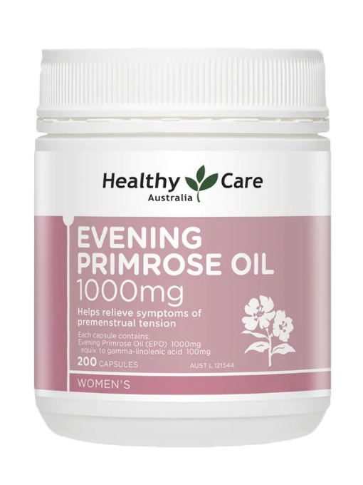 Healthy Care - Evening Primrose Oil 1000mg 200 Viên Nang -  Hàng Auth Từ Úc