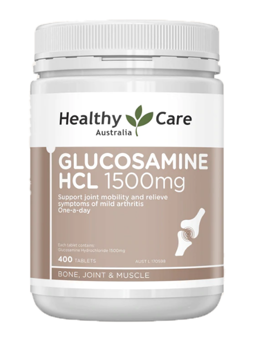 Healthy Care - Glucosamine HCL 1500mg 400 Viên Nén -  Hàng Auth Từ Úc