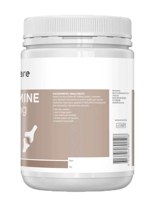 Healthy Care - Glucosamine HCL 1500mg 400 Viên Nén -  Hàng Auth Từ Úc