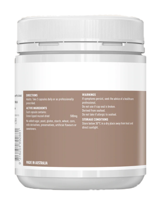 Healthy Care - New Zealand Green Lipped Mussel 500mg 250 Viên Nang -  Hàng Auth Từ Úc