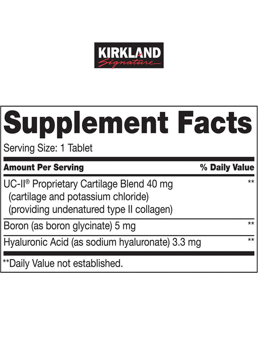 Kirkland - Triple Action Joint Health 110 Viên Nén - Hàng Auth Từ Mỹ