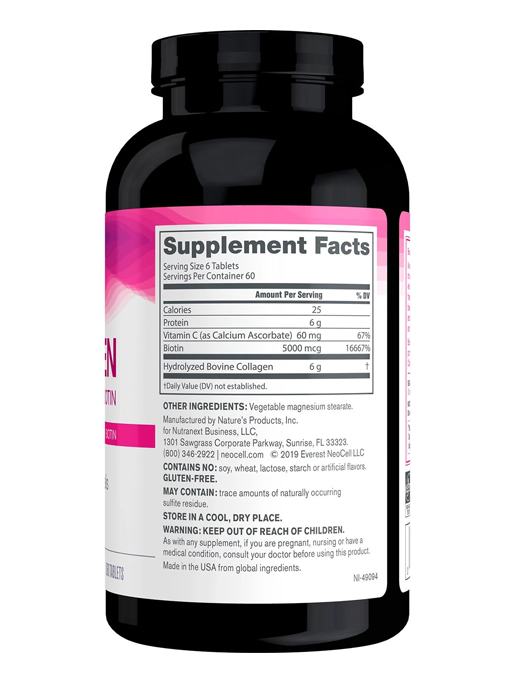 NeoCell - Super Collagen Type 1&3 + Vita C 360 Viên Nén - Hàng Auth Từ Mỹ