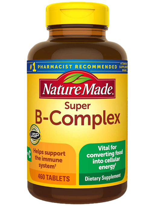 Nature Made - Super B-Complex 460 Viên Nén - Hàng Auth Từ Mỹ