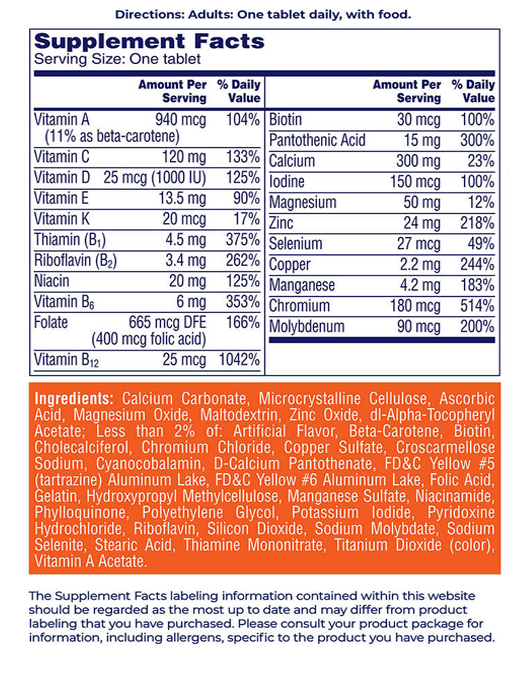 One A Day - Women's 50+ Multivitamin 300 Viên Nén - Hàng Auth Từ Mỹ